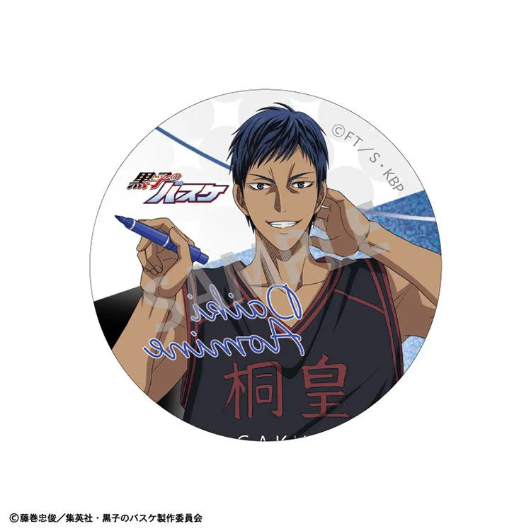 Kuroko's Basketball Anime Merch - Trading Glitter Tin Badge Autograph (1 Random) - Doki Doki Land 