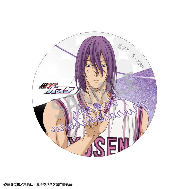 Kuroko's Basketball Anime Merch - Trading Glitter Tin Badge Autograph (1 Random) - Doki Doki Land 