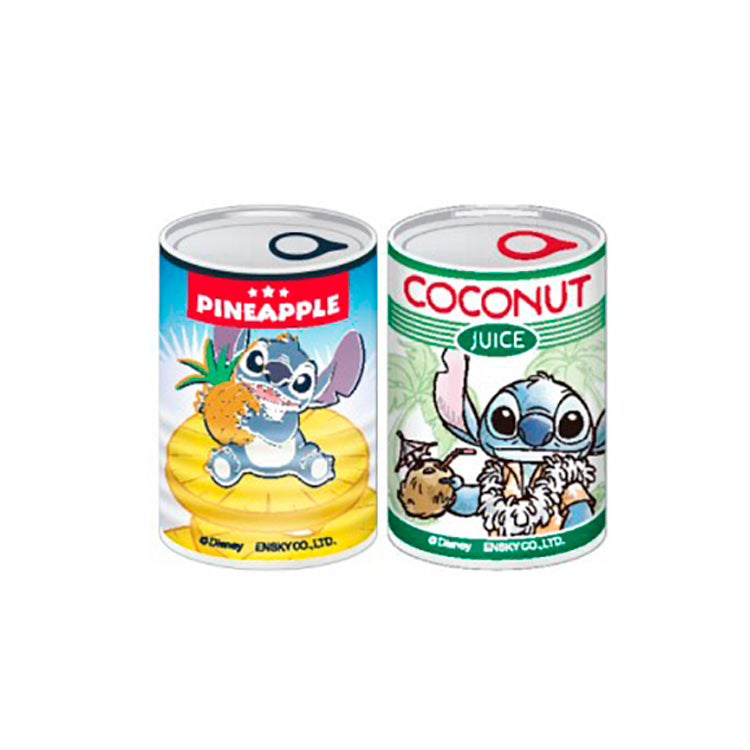 Lilo & Stitch mitamemo can badge featuring Stitch with embossed textured surface, 77×46mm, collectible Disney accessory.