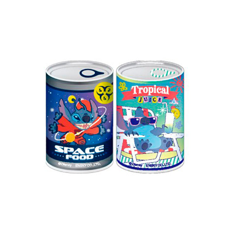 Lilo & Stitch mitamemo can badge featuring Stitch with embossed textured surface, 77×46mm, collectible Disney accessory.