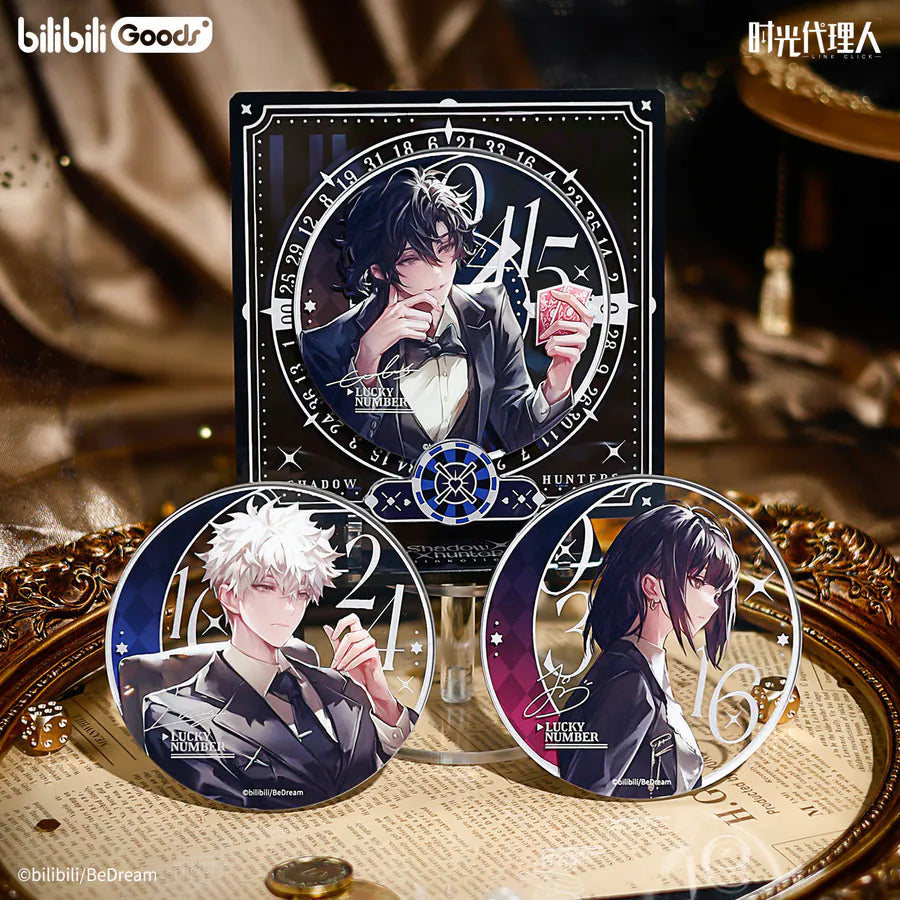 Link Click Shadow Hunters acrylic ornament A set, Cheng Xiaoshi on roulette stand with Lu Guang and Qiao Ling plates