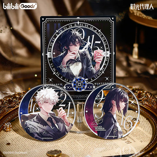 Link Click Shadow Hunters acrylic ornament A set, Cheng Xiaoshi on roulette stand with Lu Guang and Qiao Ling plates