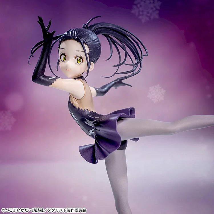 Medalist Luminasta Hikaru Ōzaki figure performing on a clear ice base in a dynamic skating pose.