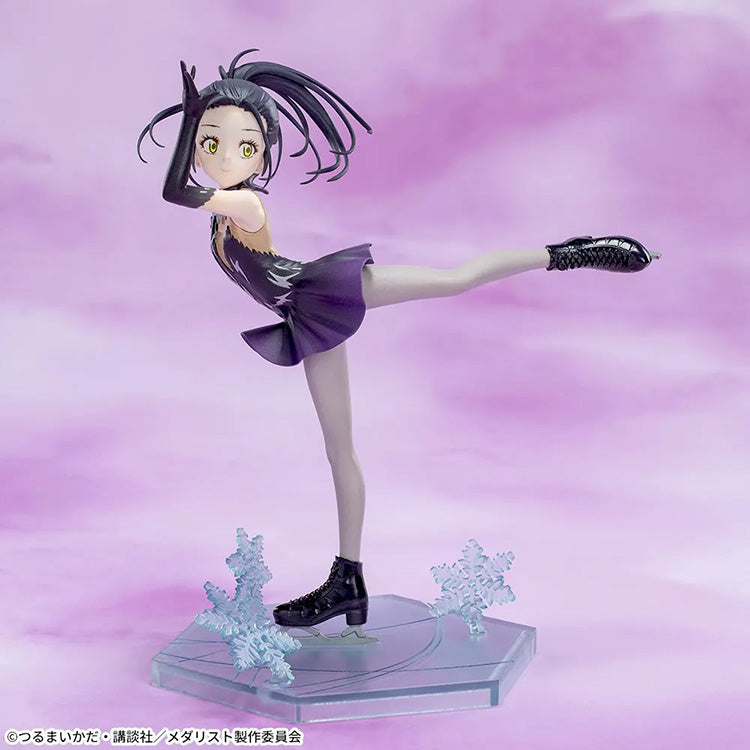 Medalist Luminasta Hikaru Ōzaki figure performing on a clear ice base in a dynamic skating pose.