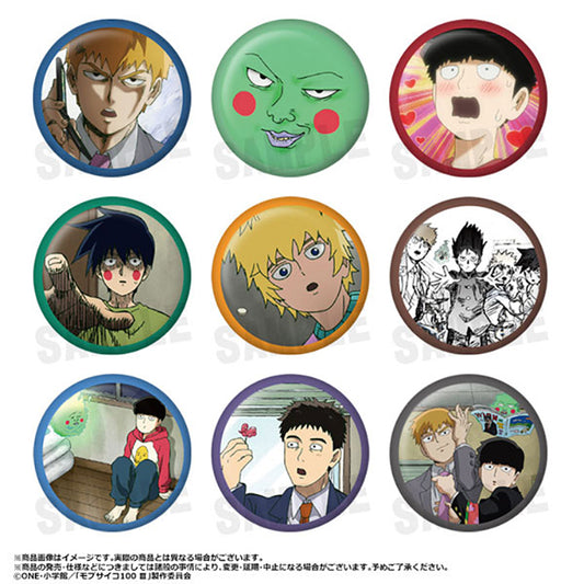 Mob Psycho 100 III Anime Merch - Tin Badge Collection vol.3 (1 Random) - Doki Doki Land 