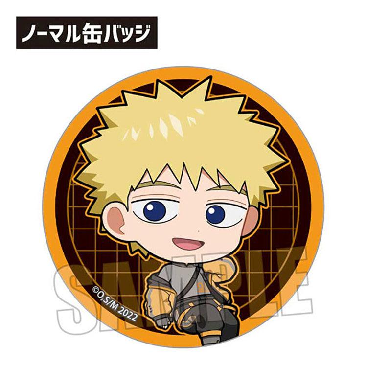 Mob Psycho 100 III Anime Merch - Trading Tin Badge Cyberpunk Ver.