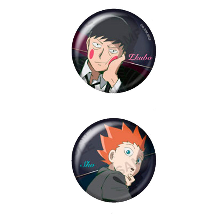 Mob Psycho 100 III Anime Merch - Trading Tin Badge Suit Ver. (1 Random) - Doki Doki Land 