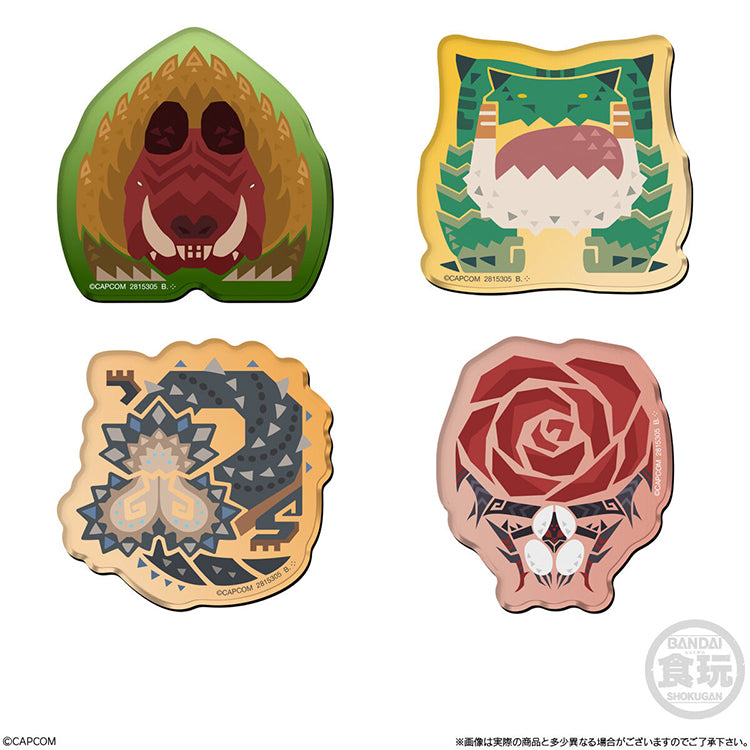 Acrylic Monster Hunter Wilds magnet with detailed in-game monster icon printed on 5mm acrylic.