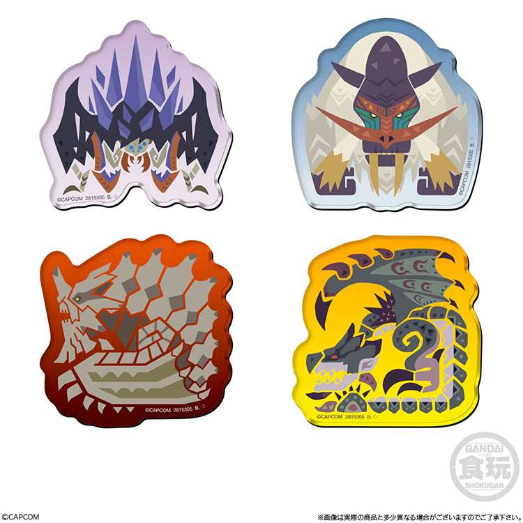 Acrylic Monster Hunter Wilds magnet with detailed in-game monster icon printed on 5mm acrylic.