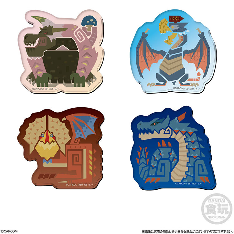 Acrylic Monster Hunter Wilds magnet with detailed in-game monster icon printed on 5mm acrylic.