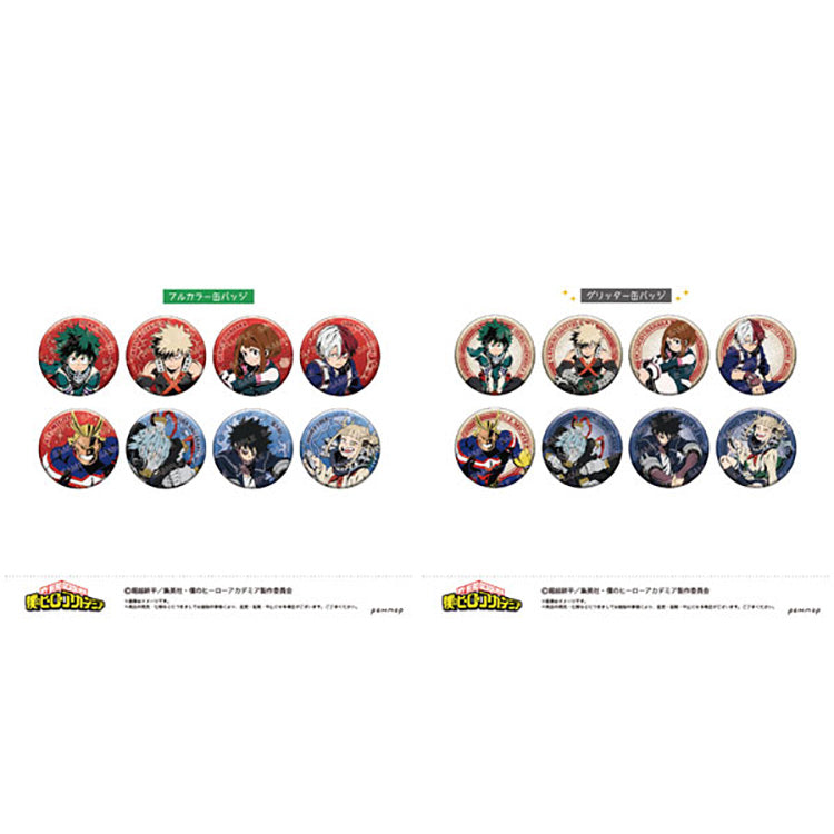 My-Hero-Academia-Heroes-vs-Villains-56mm-Tin-Badge-All-Designs