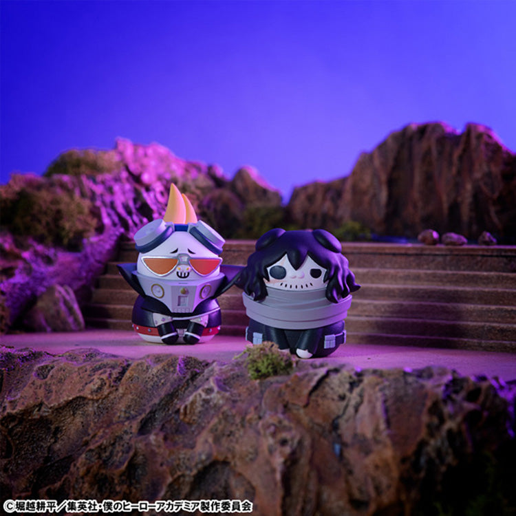 My Hero Academia MEGA CAT PROJECT Nyanko Series 1 blind box cat-style mini figures featuring Deku, Todoroki, Hawks, Endeavor, and more