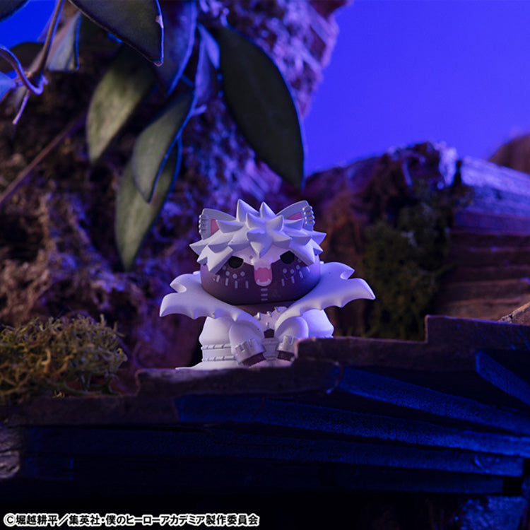 My Hero Academia MEGA CAT PROJECT Nyanko Series 1 blind box cat-style mini figures featuring Deku, Todoroki, Hawks, Endeavor, and more