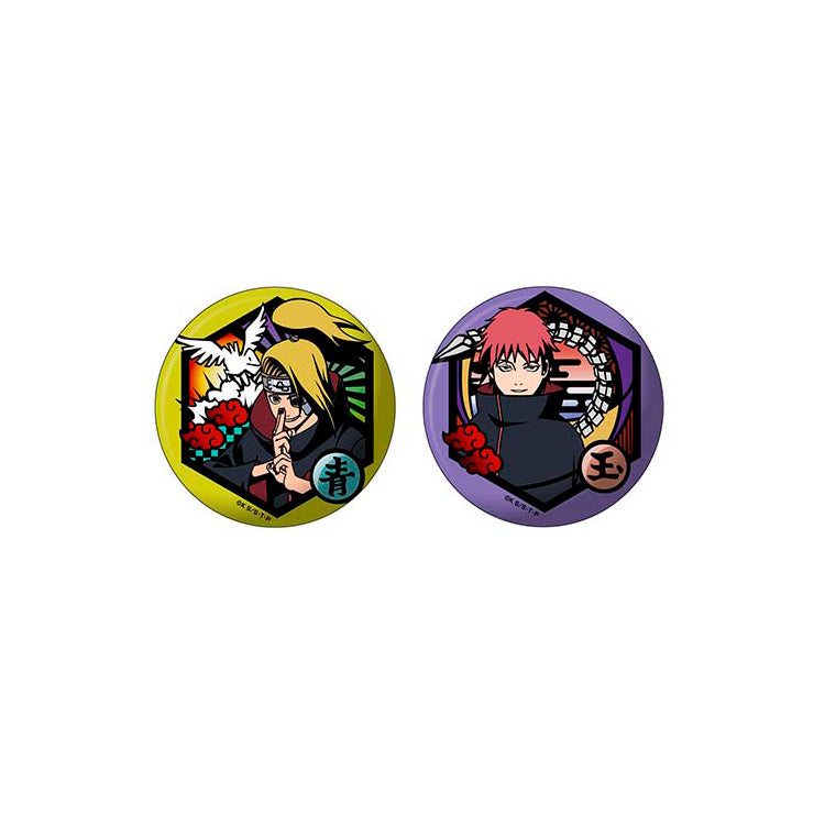 Naruto Cut-Out Series Japanese Paper Can Badge Vol.1