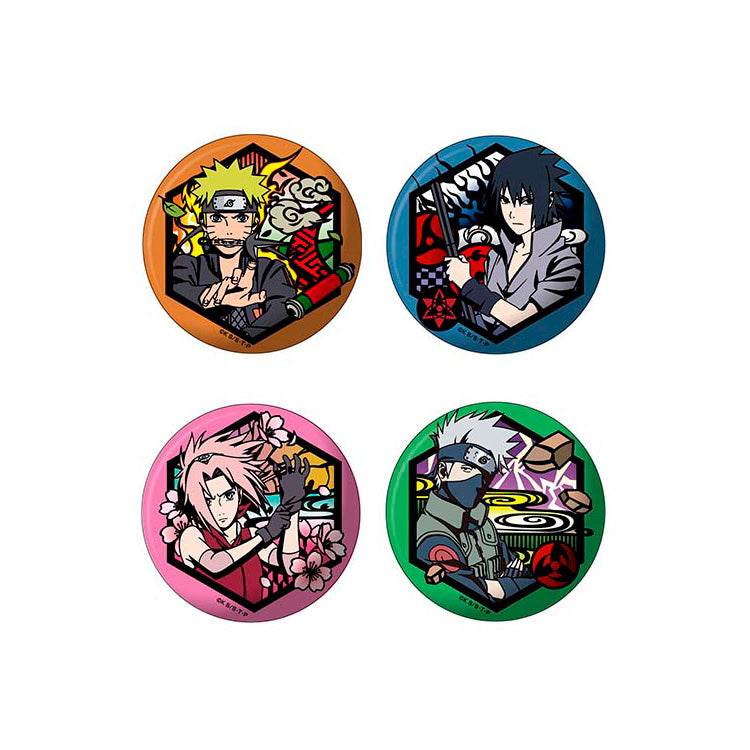 Naruto Cut-Out Series Japanese Paper Can Badge Vol.1