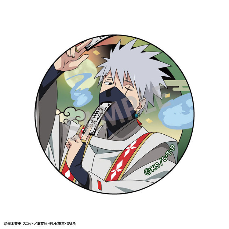 Naruto Anime Merch - Youkai Arrangement Outfit Trading Japanese Washi Paper Style Tin Badge