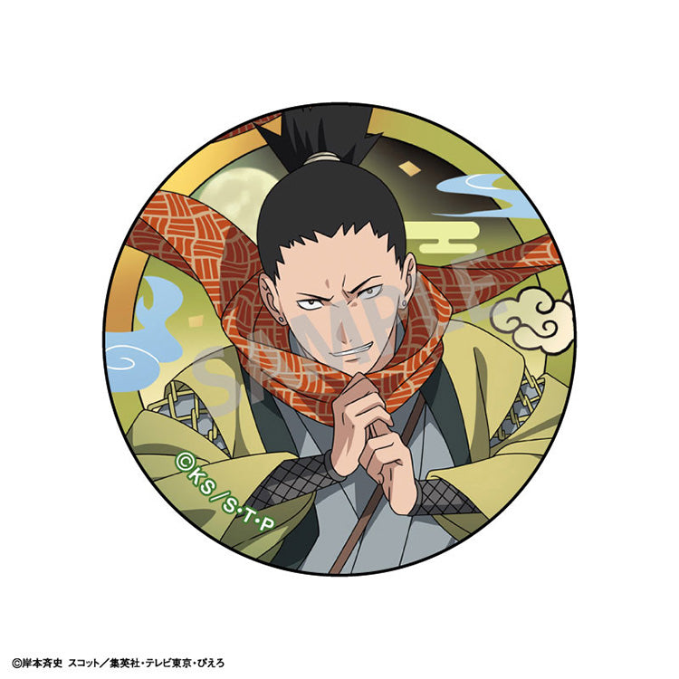 Naruto Anime Merch - Youkai Arrangement Outfit Trading Japanese Washi Paper Style Tin Badge