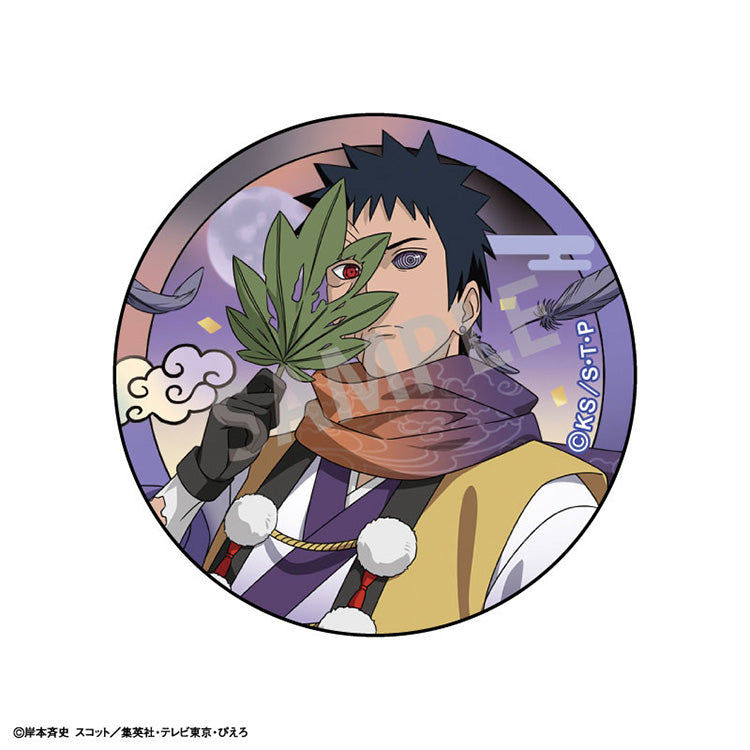Naruto Anime Merch - Youkai Arrangement Outfit Trading Japanese Washi Paper Style Tin Badge