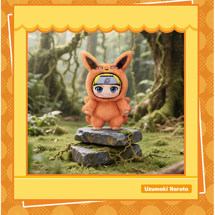 Naruto Blind Box Beast Party Plush Keychains,Naruto Labubu