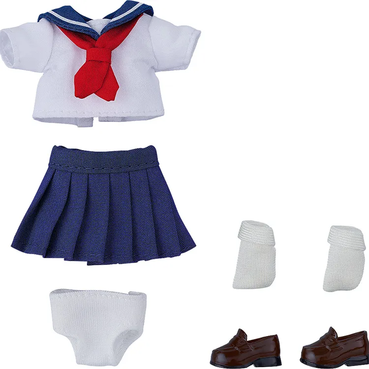 Nendoroid Doll Outfit Set - Short-Sleeved Sailor Outfit (Navy) - Doki Doki Land 