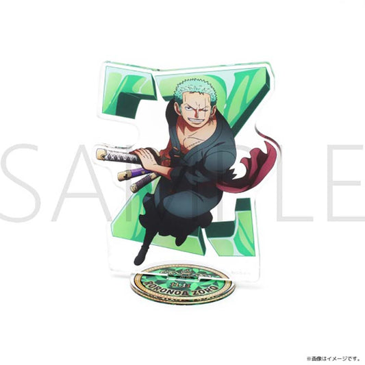 ONE PIECE Anime Merch - 11.11 Roronoa Zoro HBD Initial Acrylic Stand