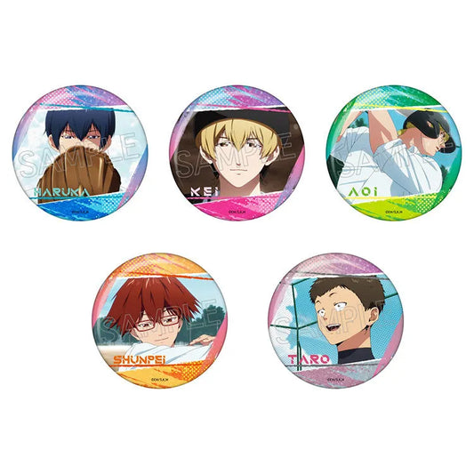 Oblivion Battery Anime Merch - Glitter Tin Badge