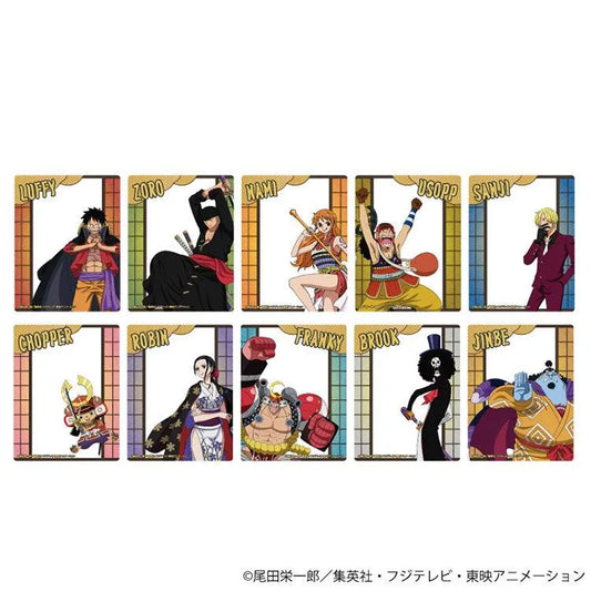 One Piece Anime Merch - 01 Straw Hat Pirates Acrylic Card (1 Random) - Doki Doki Land
