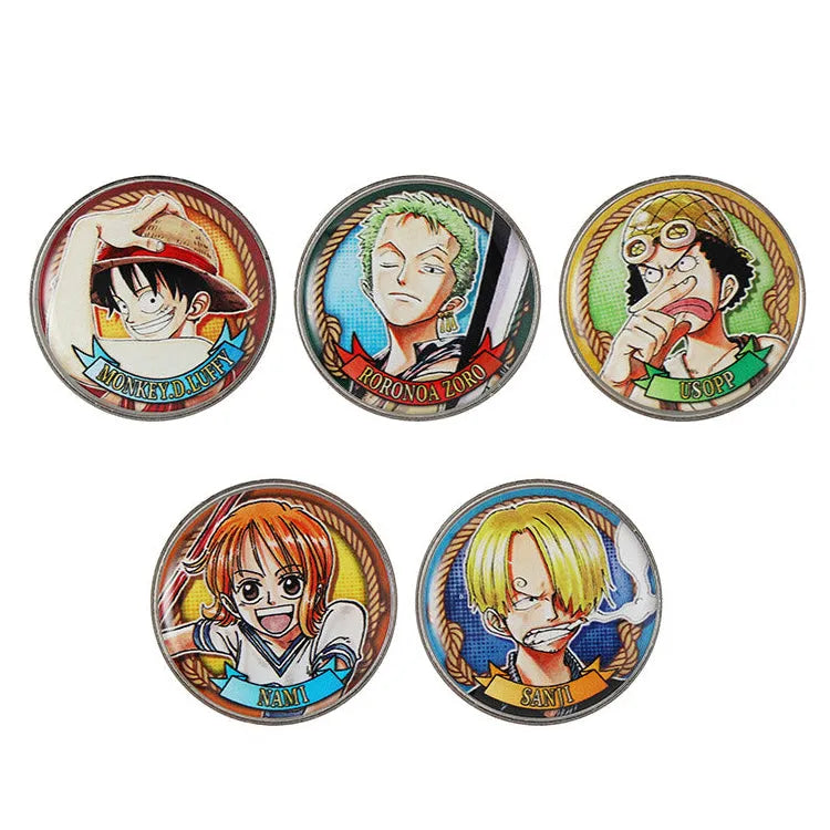 One Piece Anime Merch - Collectable Coin Vol.1 (1 Random Type) - Doki Doki Land 