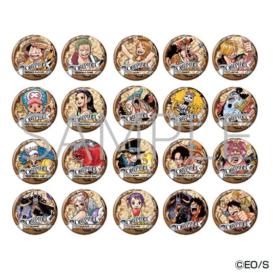 One Piece Anime Merch - Collection Can Badge Vol.7 (1 Random Type) - Doki Doki Land