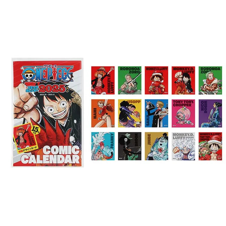 One Piece Anime Merch - Comic Calendar 2025