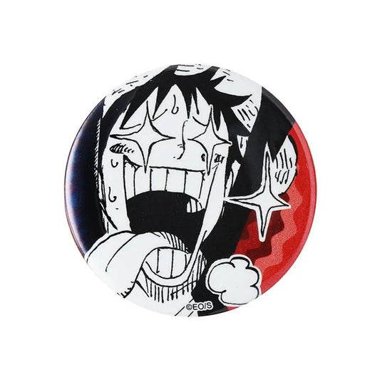 One Piece Anime Merch - EMOTIONS Monkey D. Luffy Set of 4 can badges - Doki Doki Land