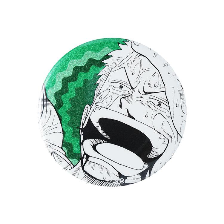 One Piece Anime Merch - EMOTIONS Roronoa Zoro Set of 4 can badges