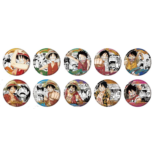 One Piece Anime Merch - Monkey D. Luffy Herod Can Badge Collection Vol.1 (1 Random Type)