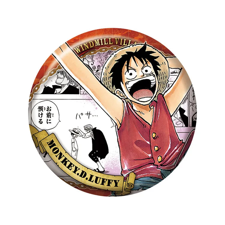 One Piece Anime Merch - Monkey D. Luffy Heros Can Badge Collection Vol.2 (1 Random Type） - Doki Doki Land 