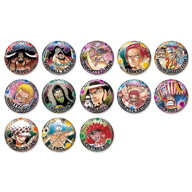 One Piece Anime Merch - RIVAL Can Badge Collection Vol.1 (1 Random Type) - Doki Doki Land 