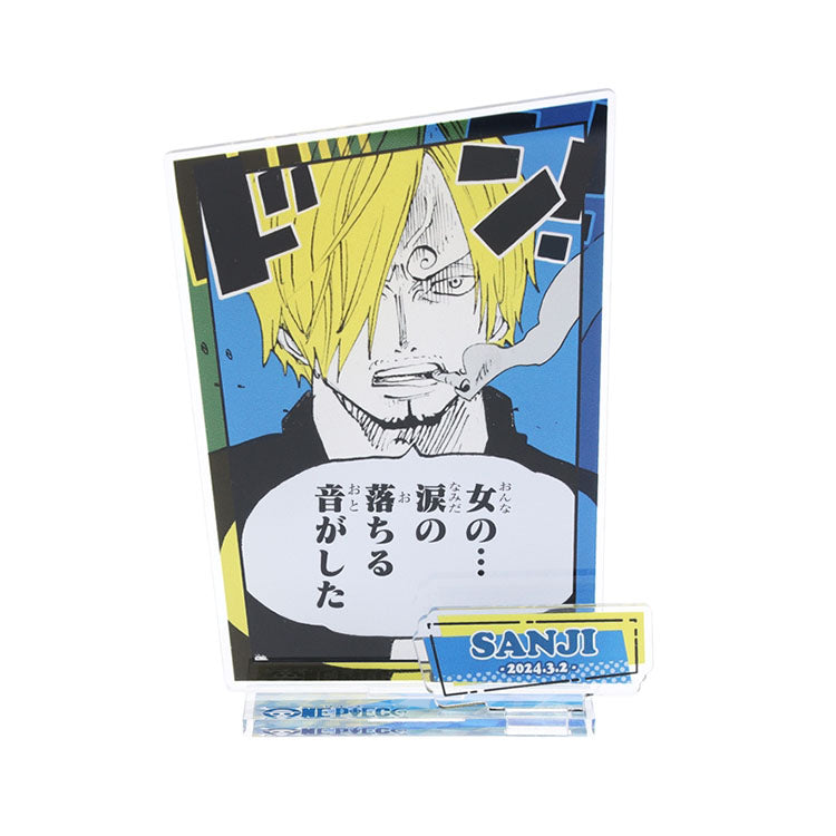 One Piece Anime Merch - Sanji 2024 Birthday Famous Scene Diorama Acrylic Stand