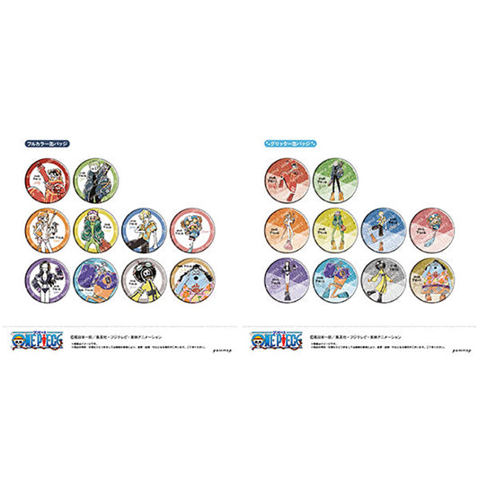 One Piece Anime Merch - YuruSta Can Badge Collection Vol.1 Egghead Ver.