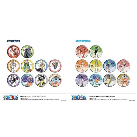 One Piece Anime Merch - YuruSta Can Badge Collection Vol.1 Egghead Ver. - Doki Doki Land