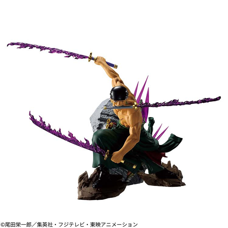 One Piece Roronoa Zoro THEORAMA SOUL figure by Banpresto, front view