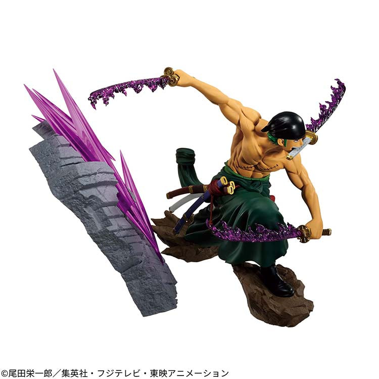 One Piece Zoro anime figure side view