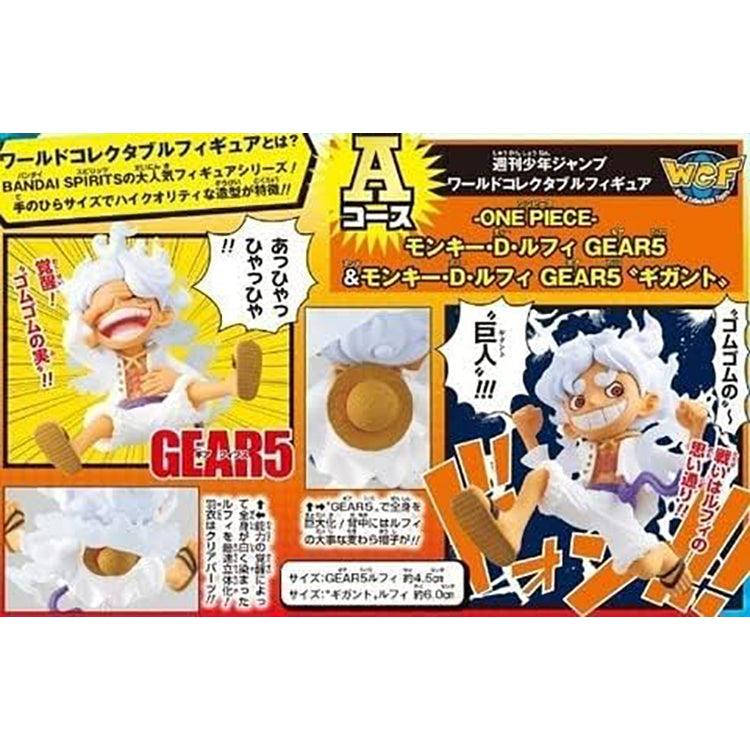 One Piece WCF - Monkey D. Luffy Gear 5 & Gear 5 Giants set