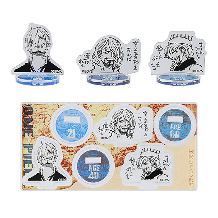 “One Piece" Anime Merch - A Successful Future Mini Acrylic Figure (Set Of 3)