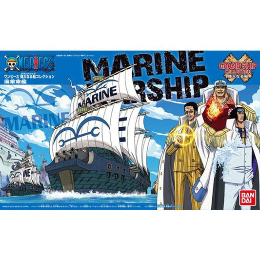 "One Piece" Grand Ship Collection Model Kit - 007 Marine Ship