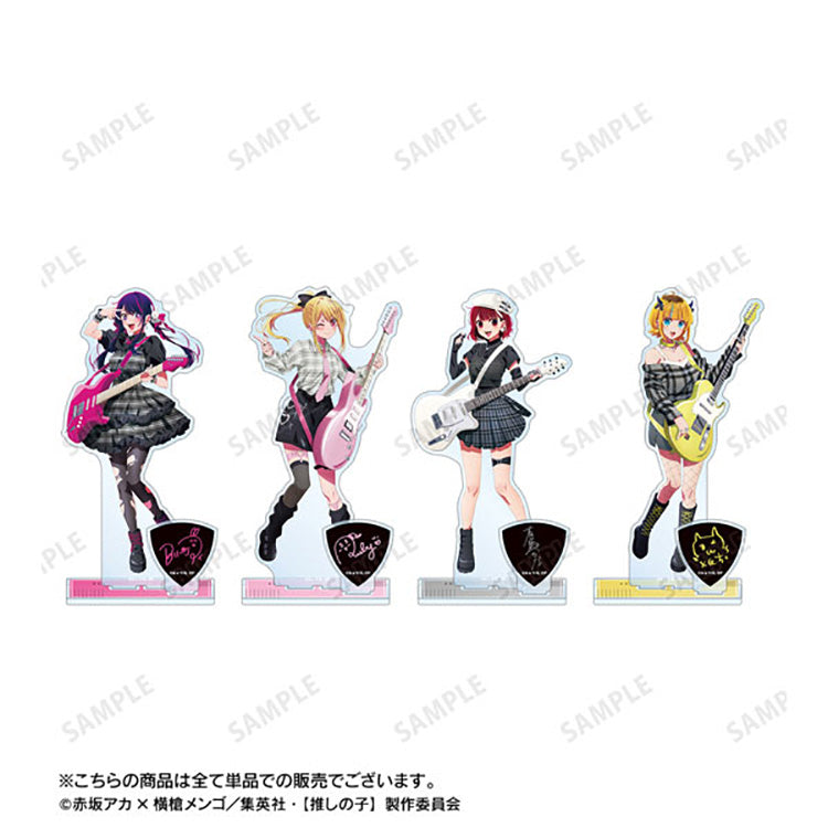 Oshi no Ko Anime Merch - New Illustration Ai Rock Band ver. BIG Acrylic Stand w/Part