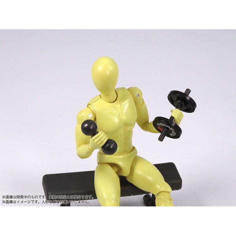 Painted Plastic Model - Pripra Muscular Workout for Figures 1/12