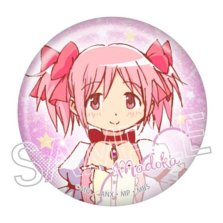 Puella Magi Madoka Magica Anime Merch - Shine Series Glitter Can Badge