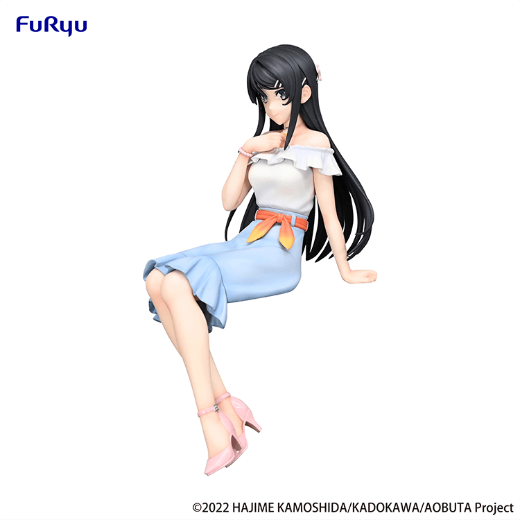 Rascal Does Not Dream Noodle Stopper Figure - Mai Sakurajima Summer Outfit ver.