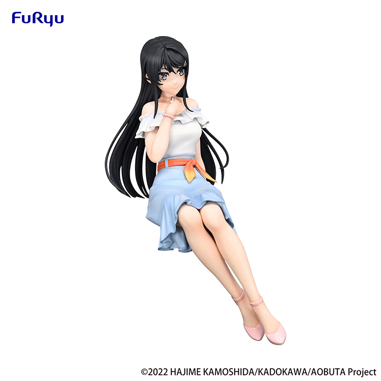 Rascal Does Not Dream Noodle Stopper Figure - Mai Sakurajima Summer Outfit ver.