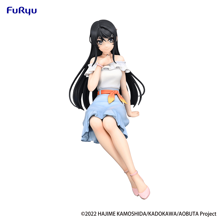 Rascal Does Not Dream Noodle Stopper Figure - Mai Sakurajima Summer Outfit ver.