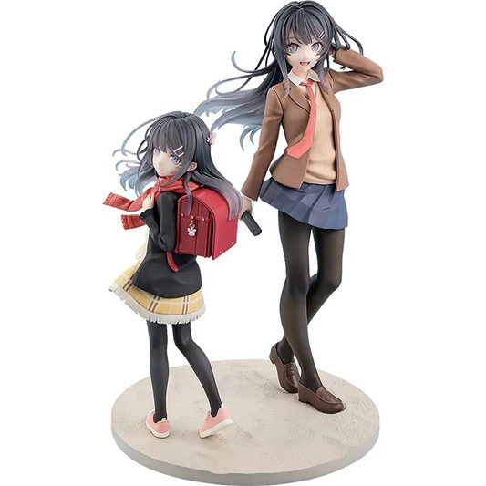 (Pre-Order END) Rascal Does Not Dream of a Knapsack Kid Scale Figure - Mai Sakurajima High School Graduation Ver. & Knapsack Kid 1/8 - Doki Doki Land
